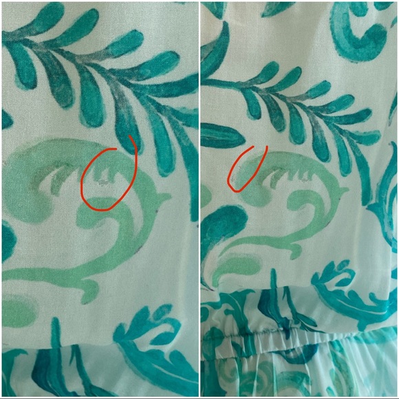 Saha Swimwear: Printed Romper: Sz: S - Picture 7 of 7